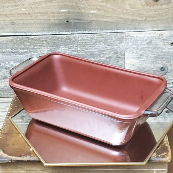 Anchor Hocking Non-Stick Brick Red Loaf Pan - Picture 1 of 6